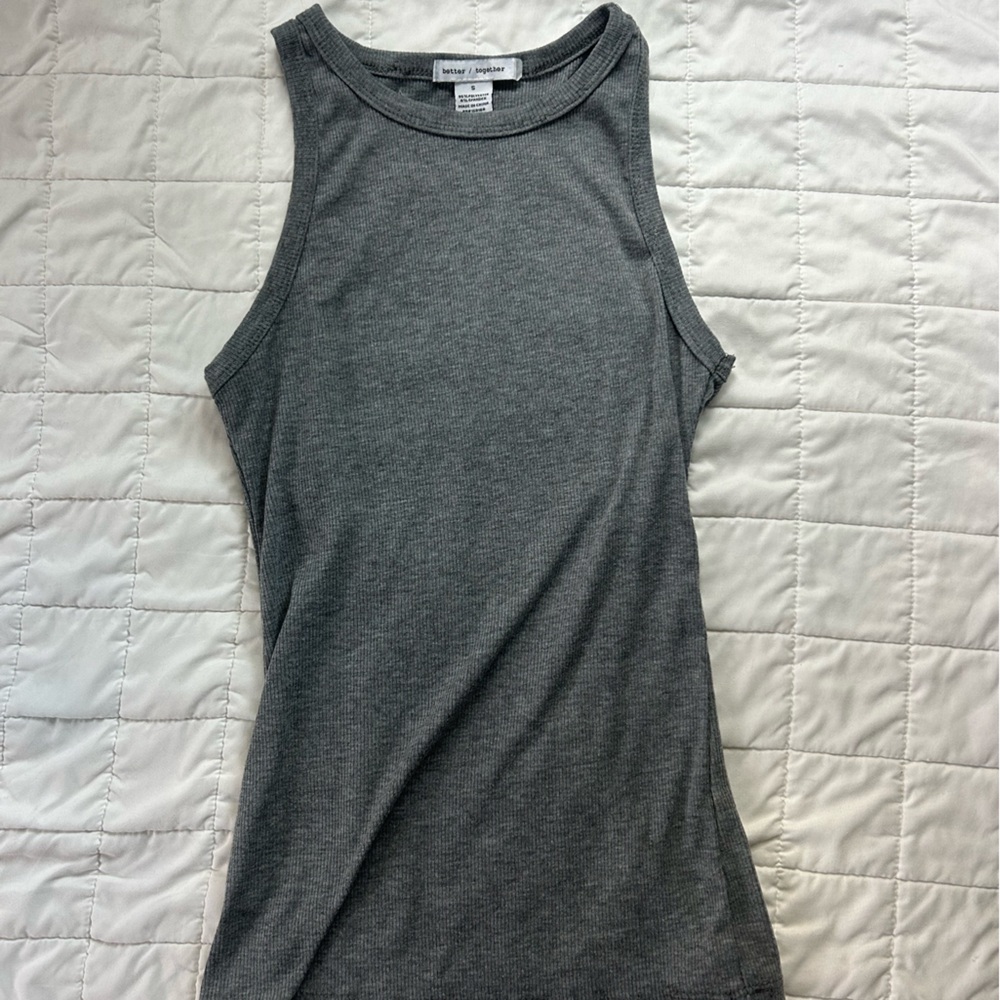 Better Together Heather Gray Knit Top